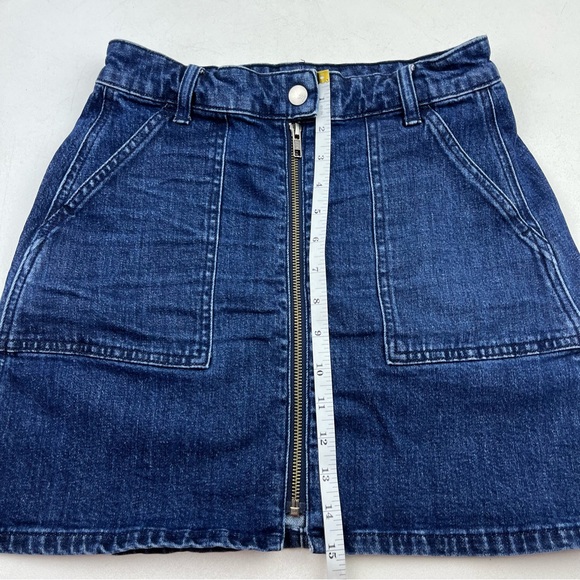 Madewell Denim Utility Zip Skirt - Picture 8 of 8